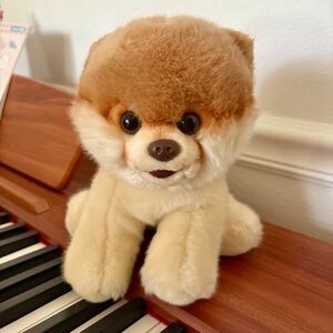 Boo the dog - GUND Plush Dog Toy - Cream and Brown